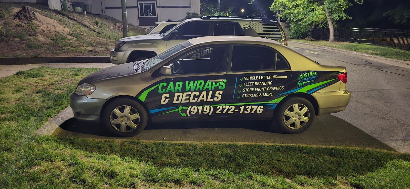 Custom Graphic NC vehicle wrap